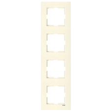 Четверта вертикальна рамка VIKO Karre Крем (90960223)